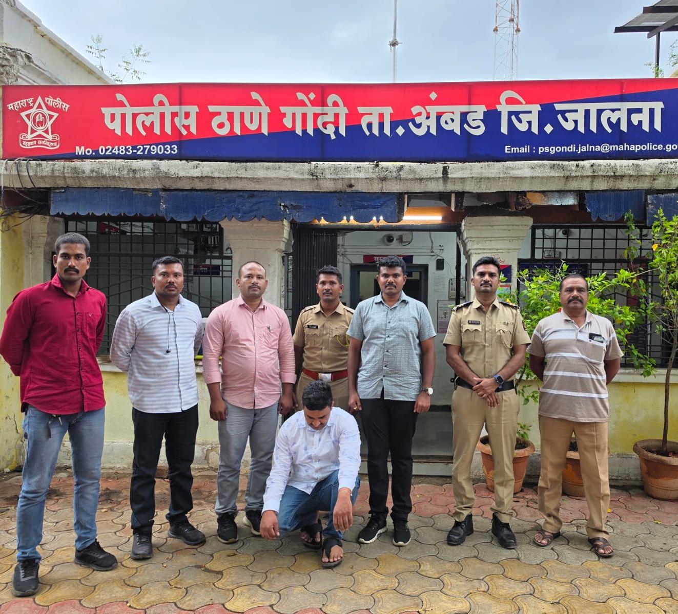 गोंदी पोलिसांची मोठी कारवाई : कुख्यात वाळू तस्कर समीर पठाण एक वर्षासाठी स्थानबद्ध