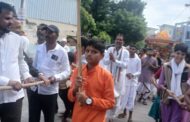 शिरवळ येथे इस्कान टेम्पलच्या वतीने जगन्नाथ रथयात्रेची मिरवणूक