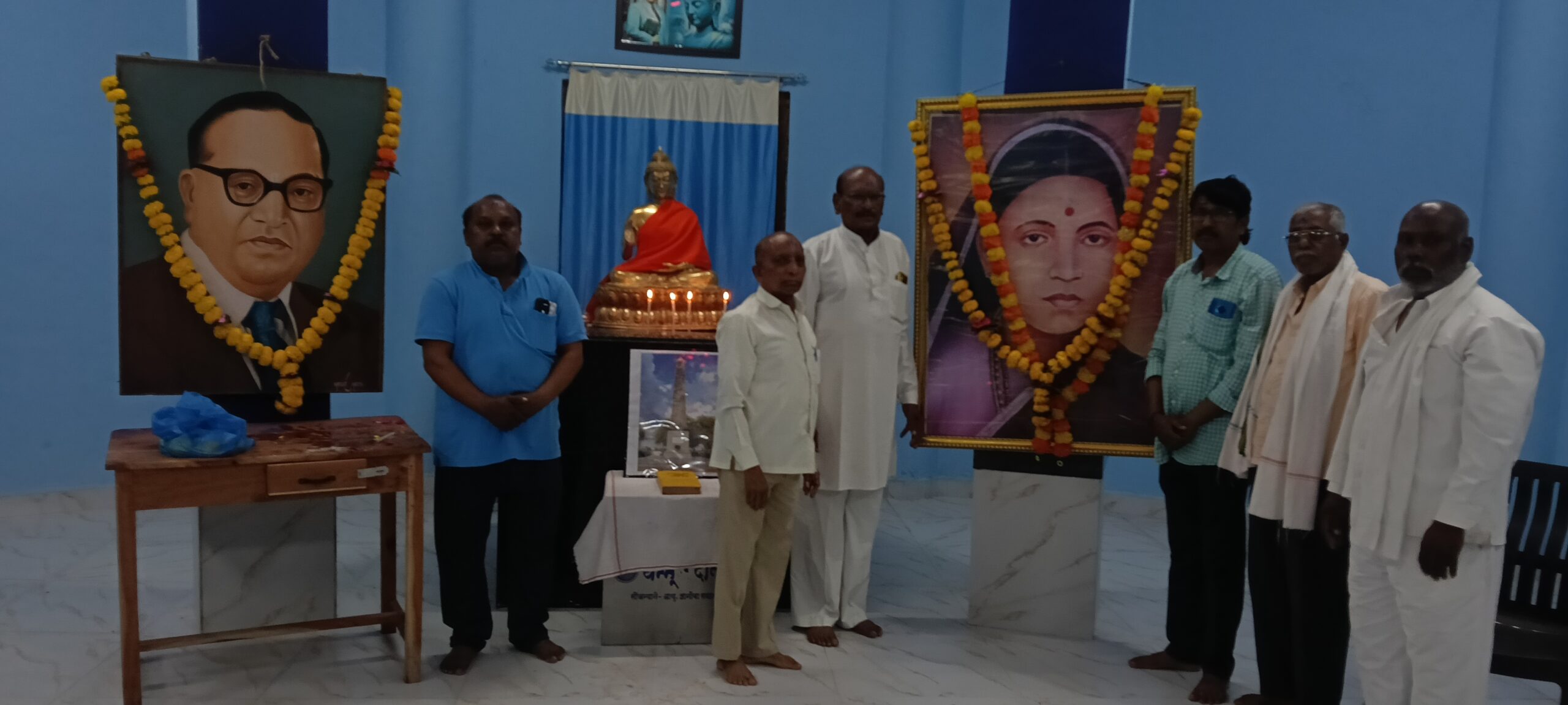 कन्हेरवाडी येथे बुद्ध आणि त्यांचा धम्म ग्रंथ वाचनाचे उद्घाघाटन